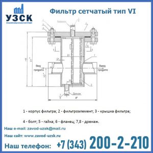 Фильтр сетчатый ФС по Т-ММ-11-2003 в Альметьевске